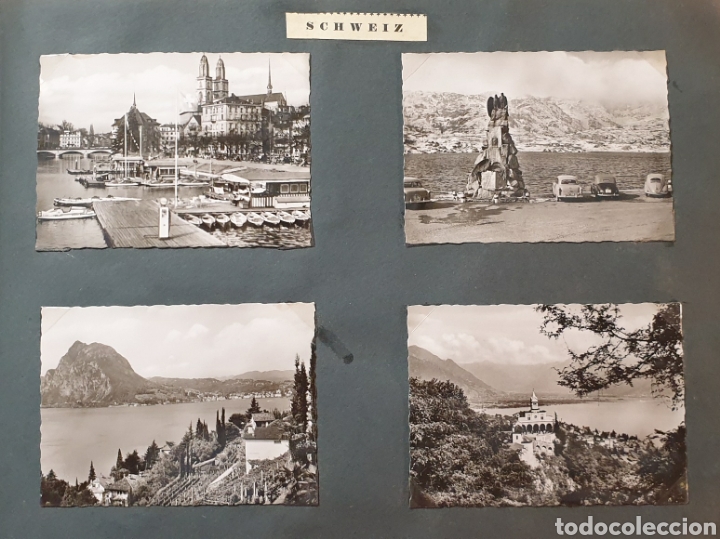 Fotografía antigua: Albún (son 4 albunes) de postales o fotografías de mediados de siglo XX DE CIUDADES EUROPEAS - Foto 2 - 254613770