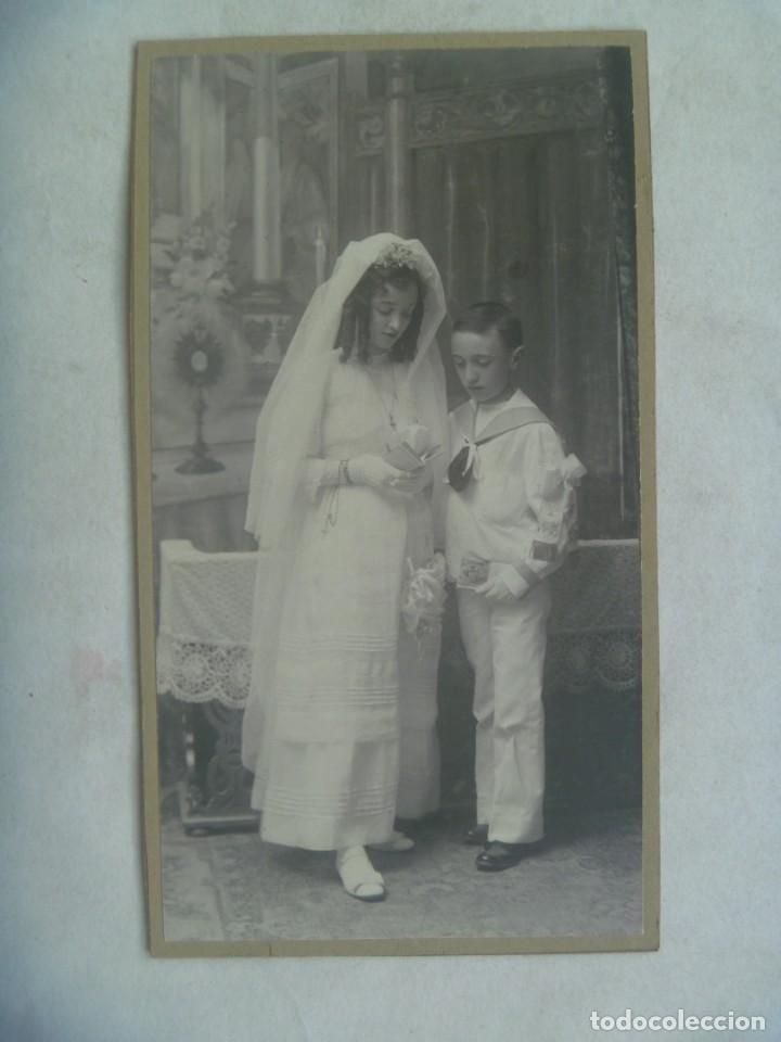 Antique Photography: PRECIOSA FOTO DE ESTUDIO DE NI&Ntilde;OS DE PRIMERA COMUNION, PRINCIPIOS DE SIGLO