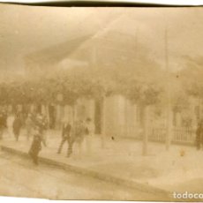 Fotografía antigua: LOTE DE 8 ALBÚMINAS // FERROCARRIL // ESTACIÓN DE BOBADILLA // CIRCA 1880