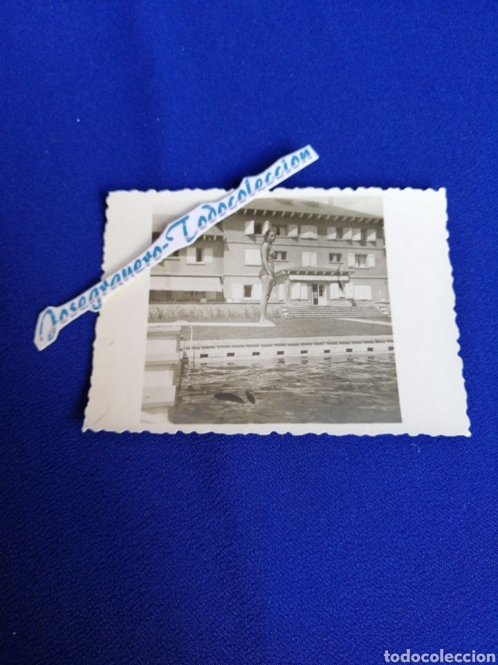 Fotograf&iacute;a antigua: NADADORA TRANPOLIN HOTEL GOLF 1948