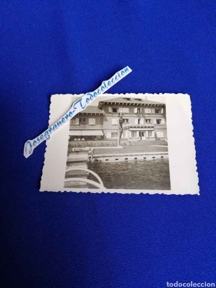 Antique Photography: NADADORA TRANPOLIN HOTEL GOLF 1948