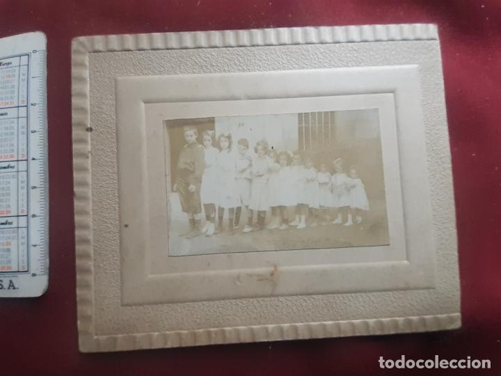 Fotografia antica: Grupo escolar. Alb&uacute;mina