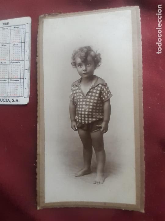 Fotografia antica: Ni&ntilde;o. Alb&uacute;mina antigua