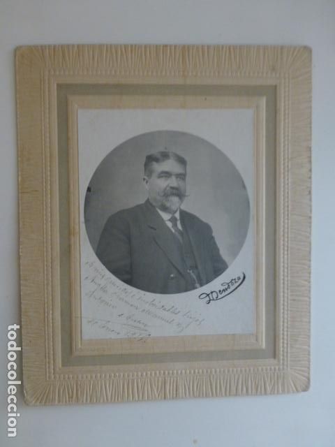 Fotografia antica: RETRATO DE MANUEL ANTON BLASCO MENDOZA FOTOGRAFO CORDOBA 15 X 18 CMTS