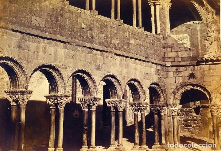 Fotograf&iacute;a antigua: CLAUSTRO ROM&Aacute;NICO. FOTO ALB&Uacute;MINA. AN&Oacute;NIMO. ESPA&Ntilde;A. FINALES SIGLO XIX
