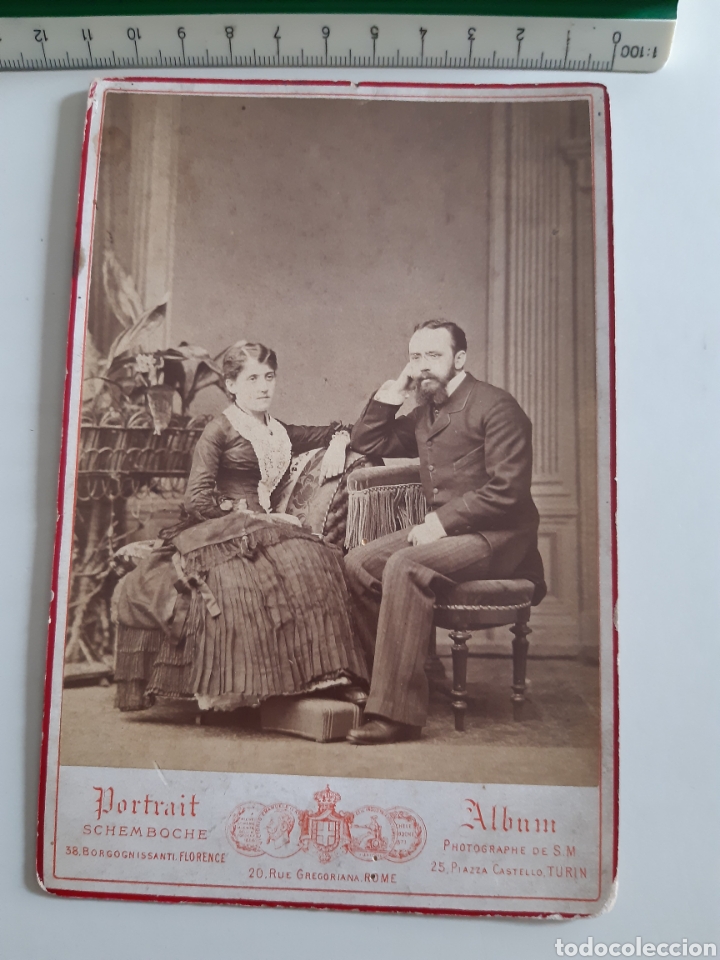 Antique Photography: Antigua fotograf&iacute;a Portrait Aschemboche photographe de SM Le roi d&acute;Italie Florence Rome Turin