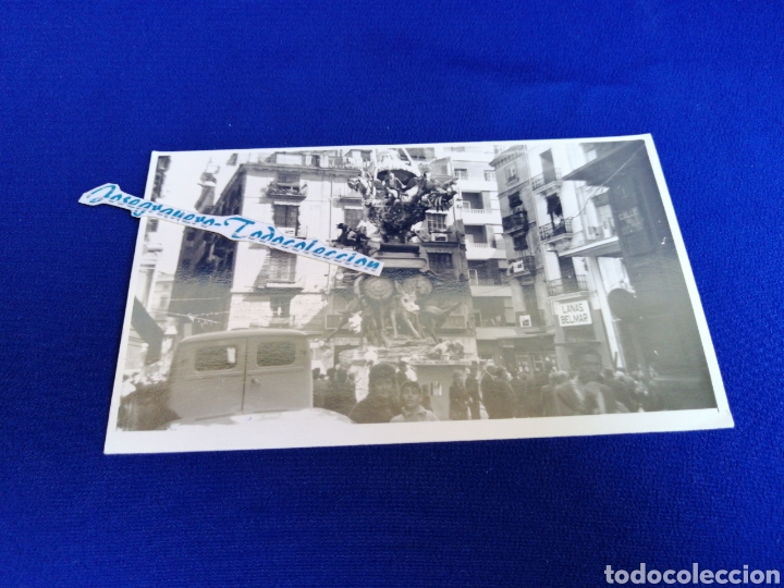 Fotograf&iacute;a antigua: FALLA PLAZA DE LA MERCED A&Ntilde;O 1966 FOTOGRAFIA