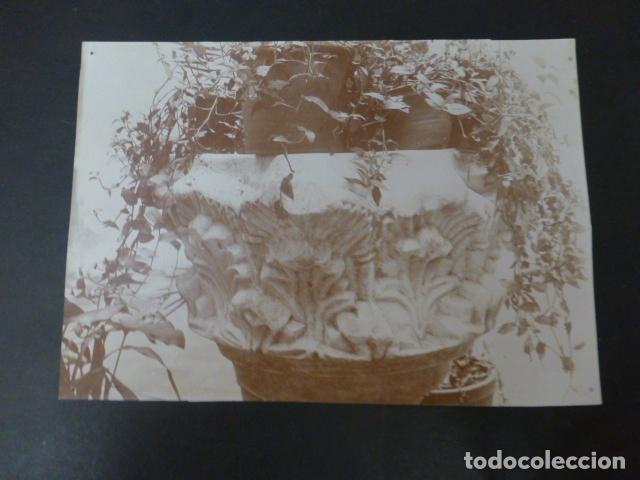 Fotografia antica: CAP&Igrave;TEL ROMANO POSIBLEMENTE DE EXTREMADURA FOTOGRAFIA ALBUMINA 12 X 16,5 CMTS