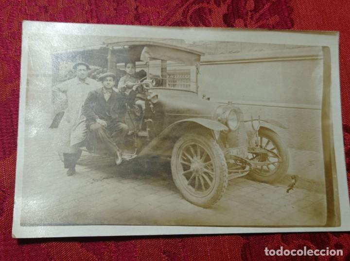 Antique Photography: Original no copia. Fotograf&iacute;a postal coche de 1910/20