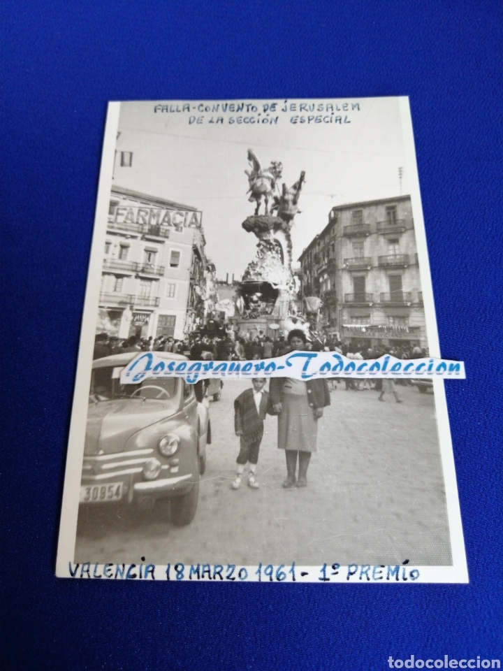 Photographie ancienne: FALLA CONVENTO JERUSAL&Eacute;N MATEM&Aacute;TICO MARZAL A&Ntilde;O 1961 PRIMER PREMIO SECCI&Oacute;N ESPECIAL