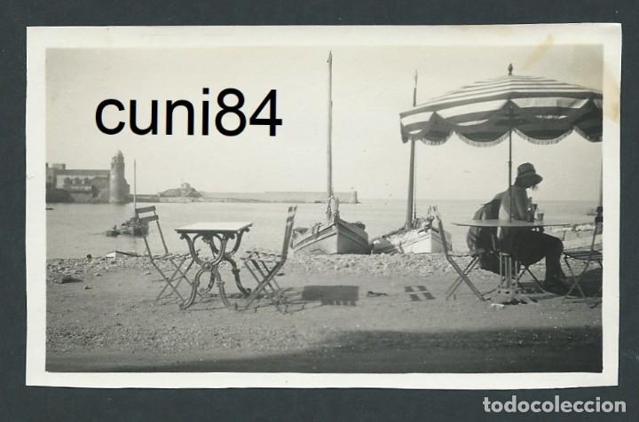 Antique Photography: foto antigua francia puerto collioure a&ntilde;o 1930 fotografia