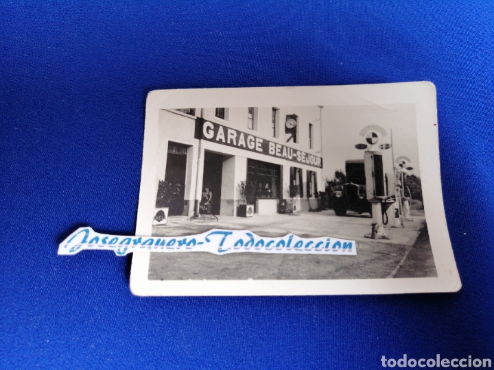 Antique Photography: GARAGE BEAU-SEJOUR GASOLINERA CAMI&Oacute;N ANTIGUO FOTOGRAFIA