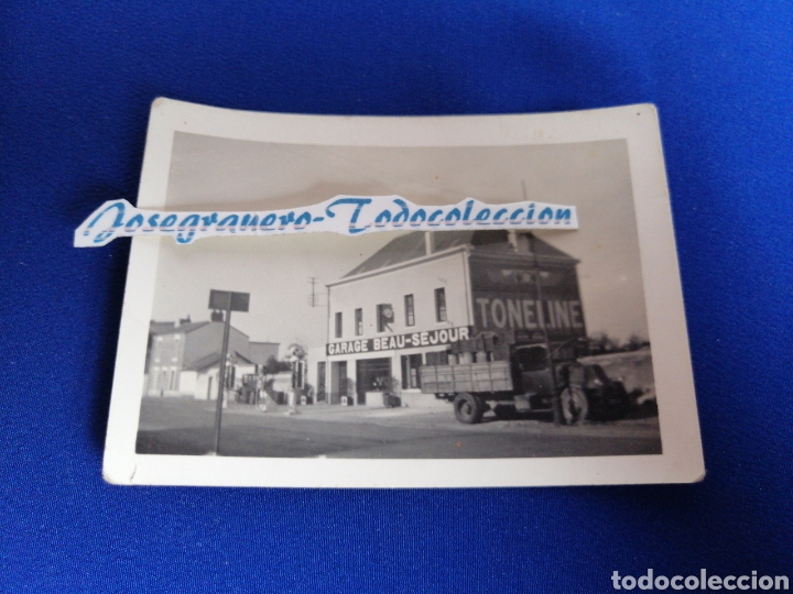 Antique Photography: GARAGE BEAU-SEJOUR GASOLINERA CAMI&Oacute;N ANTIGUO FOTOGRAFIA