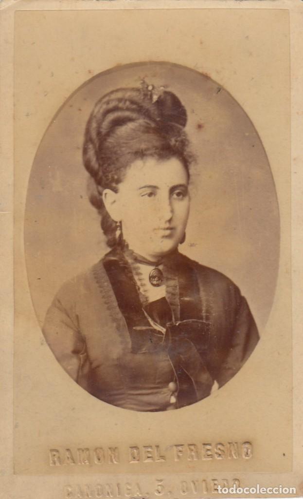 Antique Photography: CARTE DE VISITE-ERNESTA CAMPA-FOTO RAM&Oacute;N DEL FRESNO-OVIEDO. SP4