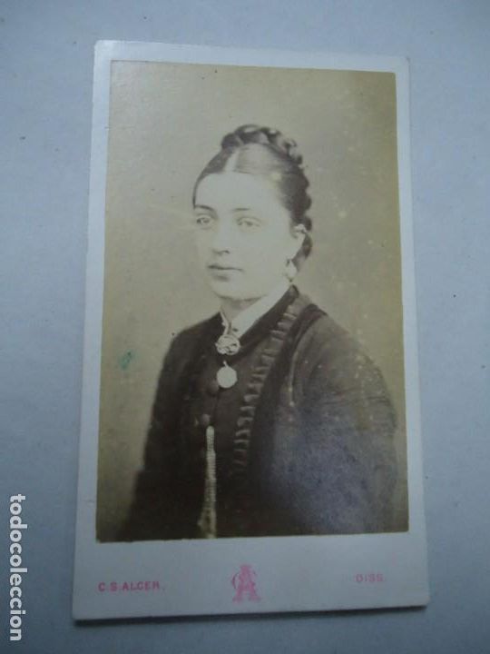 Fotograf&iacute;a antigua: FOTOGRAFIA DE 1890 Cleer S. Alger MIDE 10 X 6 cm. Diss, Norfolk Cleer S. Alger (senior)