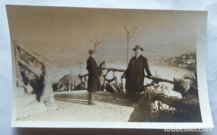 Antique Photography: SAN SEBASTIAN MONTE IGUELDO 1929 TAMA&Ntilde;O 7 X 11 CM
