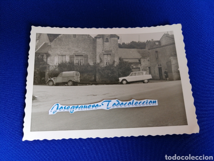 Fotograf&iacute;a antigua: COCHES CITROEN 2CV FRANCIA FOTOGRAFIA