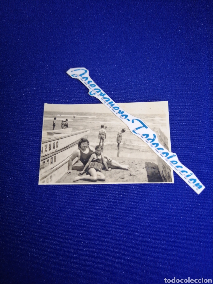 Fotografia antiga: MUJERES EN BA&Ntilde;ADOR FOTO ANTIGUA