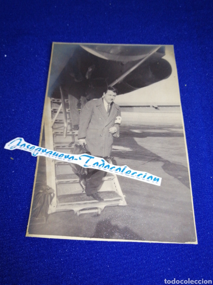 Antique Photography: AVION SALIENDO PASAJERO FOTOGRAFIA ANTIGUA