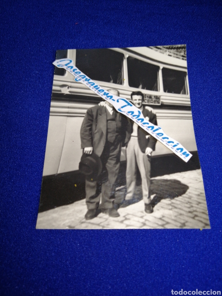 Photographie ancienne: AUTOB&Uacute;S CON MODELOS FOTOGRAFIA