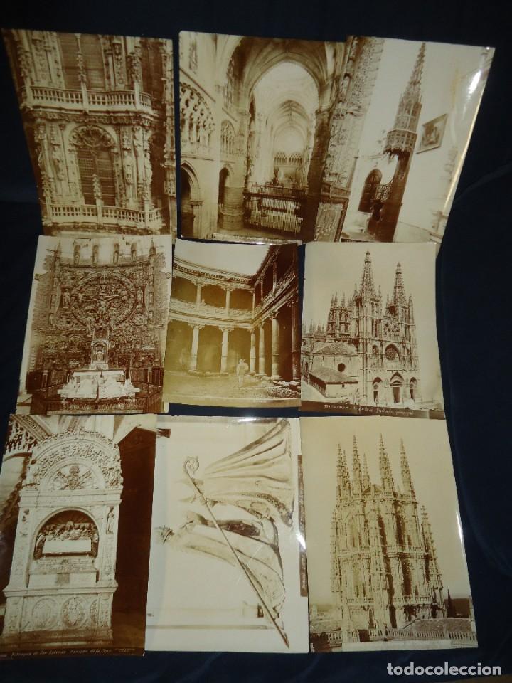 Antique Photography: 9 FOTOGRAF&Iacute;AS DE BURGOS DE A. VADILLO. 23x17 cm.