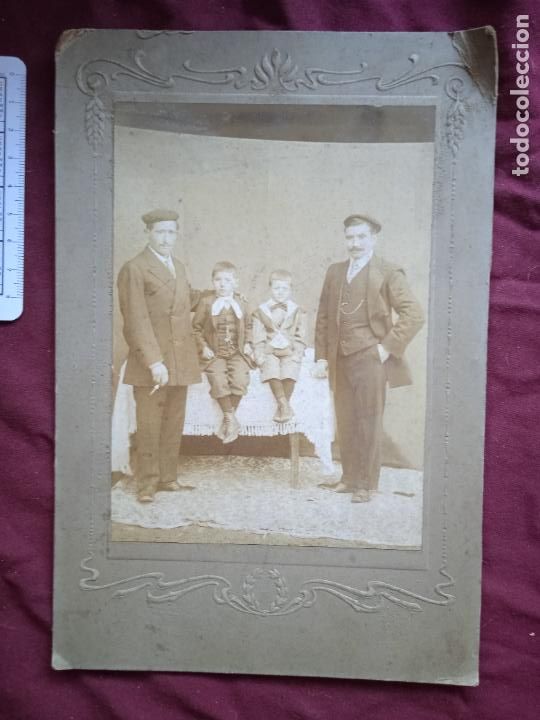 Fotografia antiga: Alb&uacute;mina antigua. Pa&iacute;s Vasco