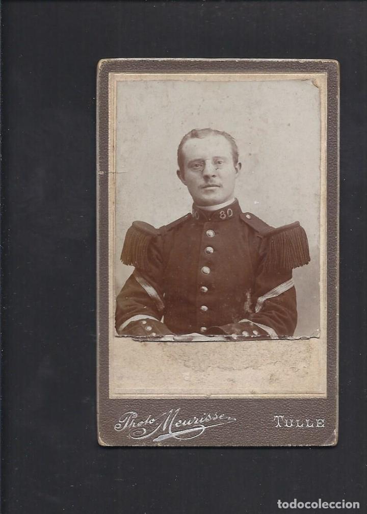 Antique Photography: Foto antigua. Siglo XIX. Militar . 4,5 x 10.5 aprox.