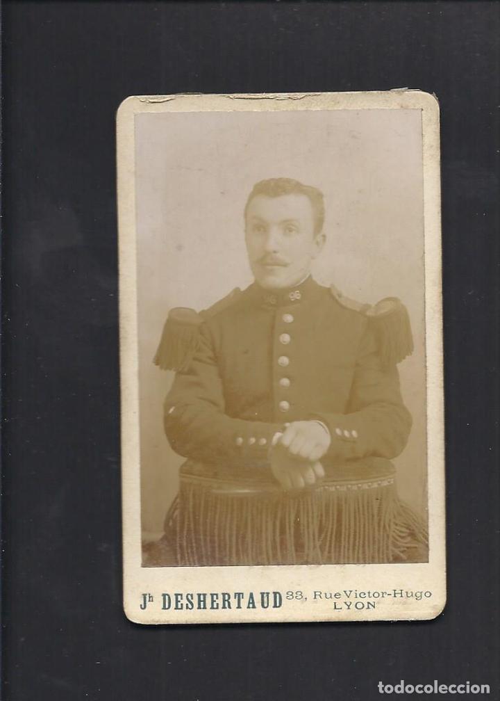 Alte Fotografie: Foto antigua. Siglo XIX. Militar . 4,5 x 10.5 aprox.