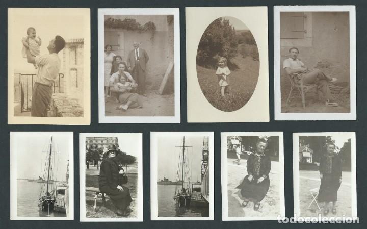 Antique Photography: lote 9 antiguas fotografias francia varias a&ntilde;os 30 fotografia