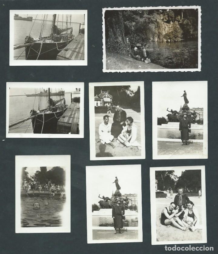 Antique Photography: lote 8 antiguas fotografias francia varias a&ntilde;os 30 fotografia