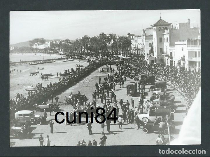 Antique Photography: antigua fotografia rally sitges o algun tipo de concentracion a&ntilde;os 50 60