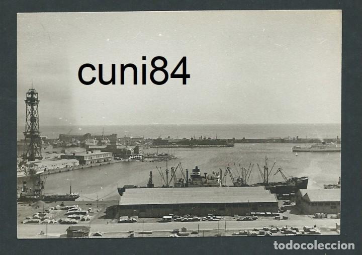 Antique Photography: antigua foto fotografia puerto de barcelona a&ntilde;os 60 original