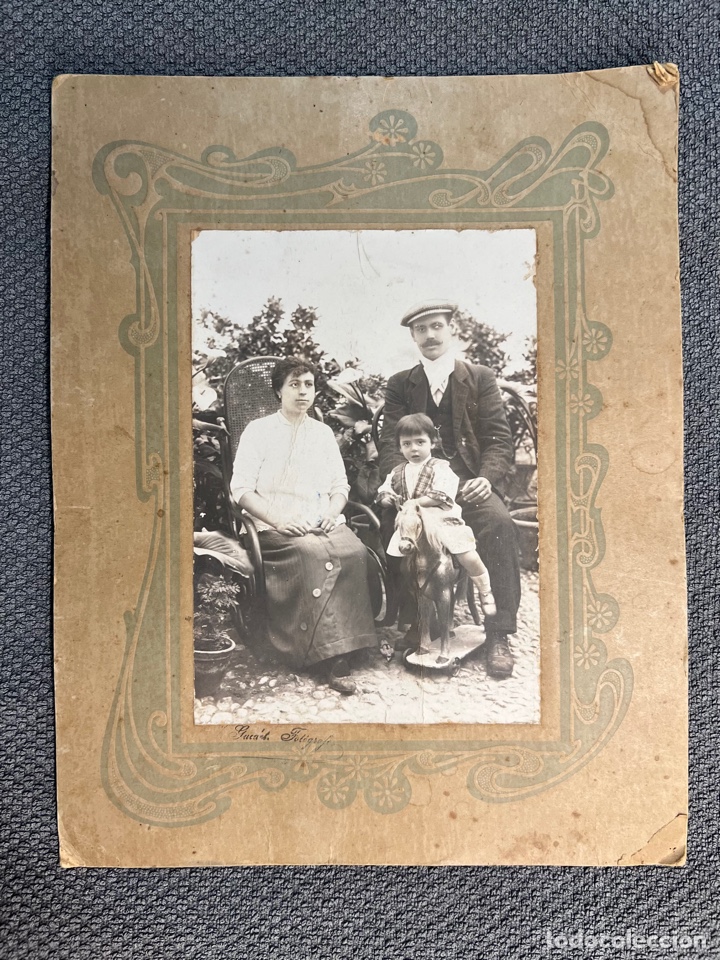 Antique Photography: PUENTE GENIL Cordoba, GUCAEL Fotograf&iacute;a Costumbrista Escena familiar para el recuerdo (a.1916)