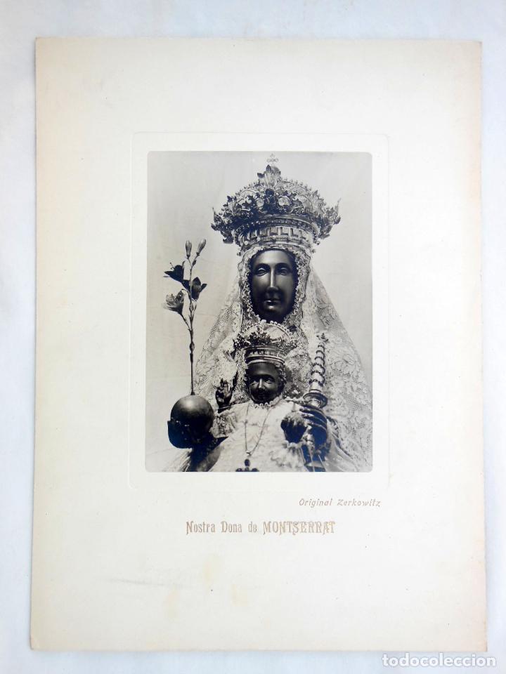 Fotografia antica: NOSTRA DONA DE MONTSERRAT. Original ZERKOWITZ