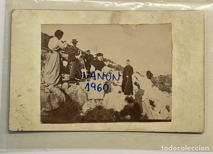Antique Photography: MILLARES. Albumina fotografia Ant&iacute;gua. Con los Sacerdotes por el campo&hellip; (fin siglo XIX)
