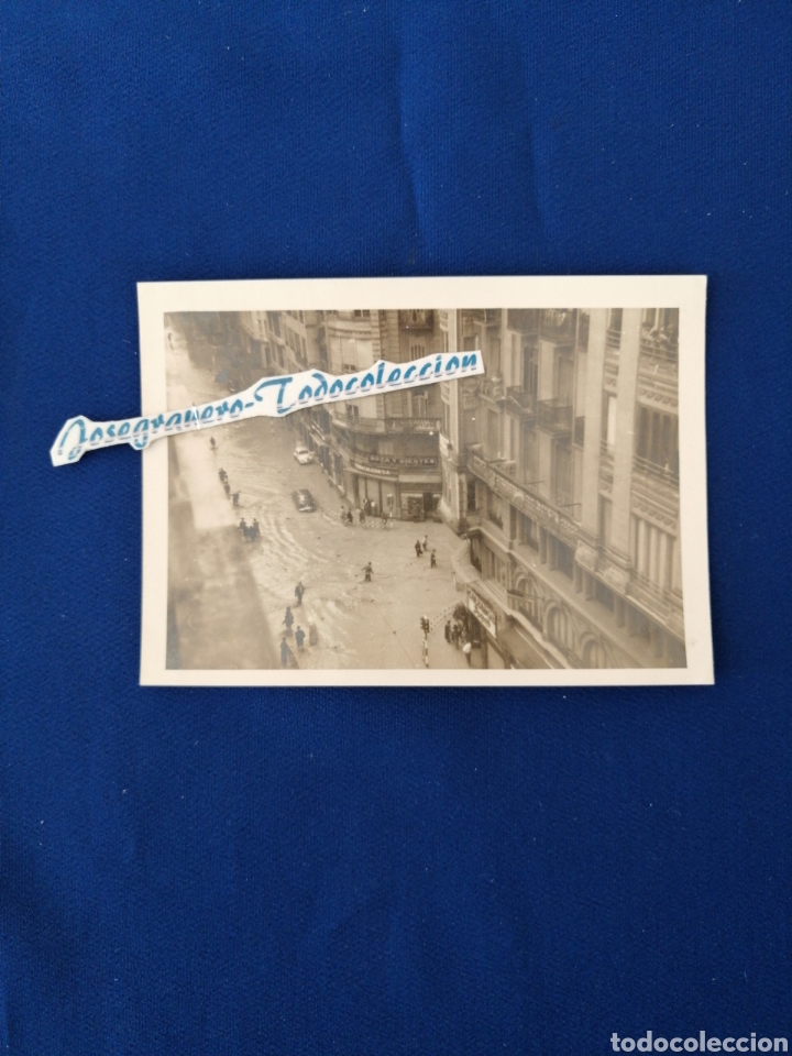 Fotograf&iacute;a antigua: RIADA DE VALENCIA (LA RIUA) 14 DE OCTUBRE 1957