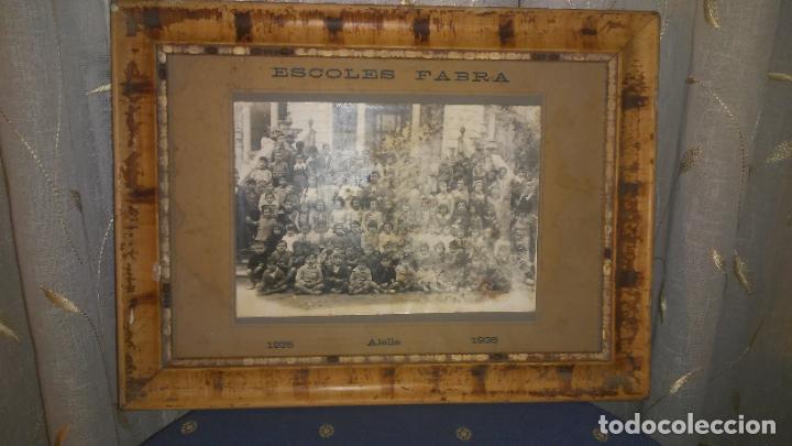 Fotograf&iacute;a antigua: ANTIGUA FOTOGRAFIA ALUMNOS ESCOLA FABRA DE ALELLA - A&Ntilde;OS 1935-1936 - II REPUBLICA.