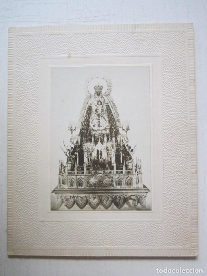 Fotograf&iacute;a antigua: FOTOGRAFIA ENMARCADA DE LA VIRGEN DEL PILAR