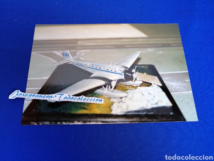 Fotografia antiga: MAQUETA AVION FOTOGRAFIA