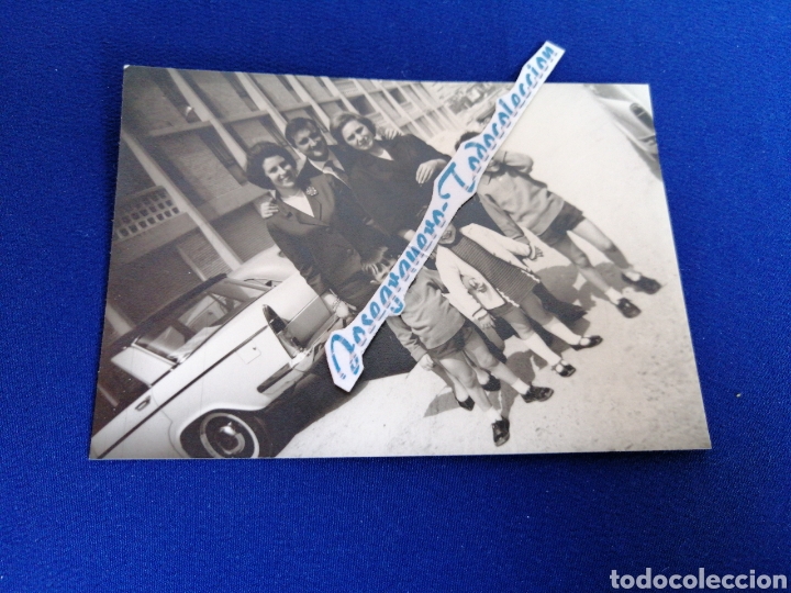 Alte Fotografie: COCHE ANTIGUO CON NI&Ntilde;OS FOTOGRAFIA CON SELLO FOT&Oacute;GRAFO