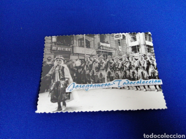 Fotografia antiga: MOROS Y CRISTIANOS CON CAPIT&Aacute;N MORO FOTOGRAFIA ANTIGUA