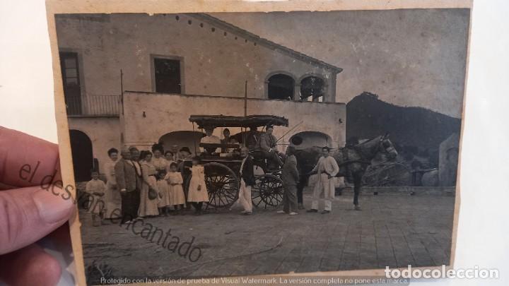 Fotograf&iacute;a antigua: Antigua albumina familiar. MASIA catalana zona Valles Oriental. Carton 18 x 13 ctms