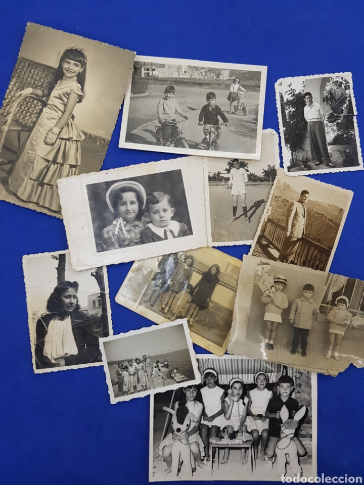 Fotografia antica: Lote 11 fotograf&iacute;as familiares a&ntilde;os 1940-50-60
