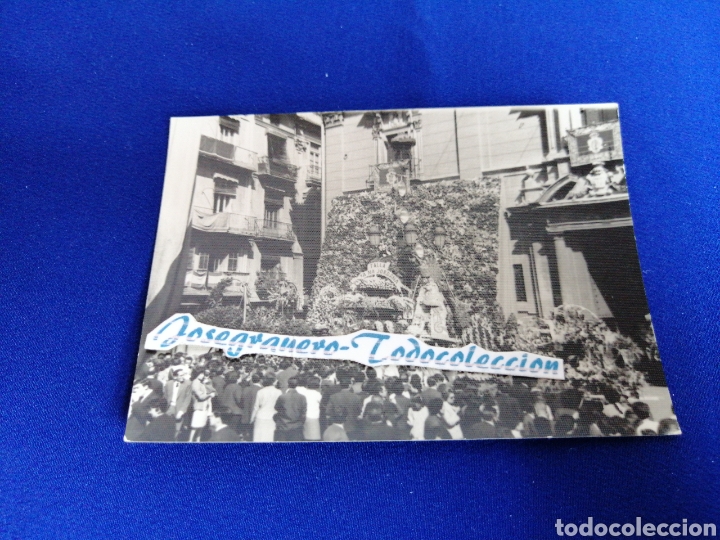 Fotograf&iacute;a antigua: VIRGEN DESAMPARADOS OFRENDA FOTOGRAFIA A&Ntilde;O 1966