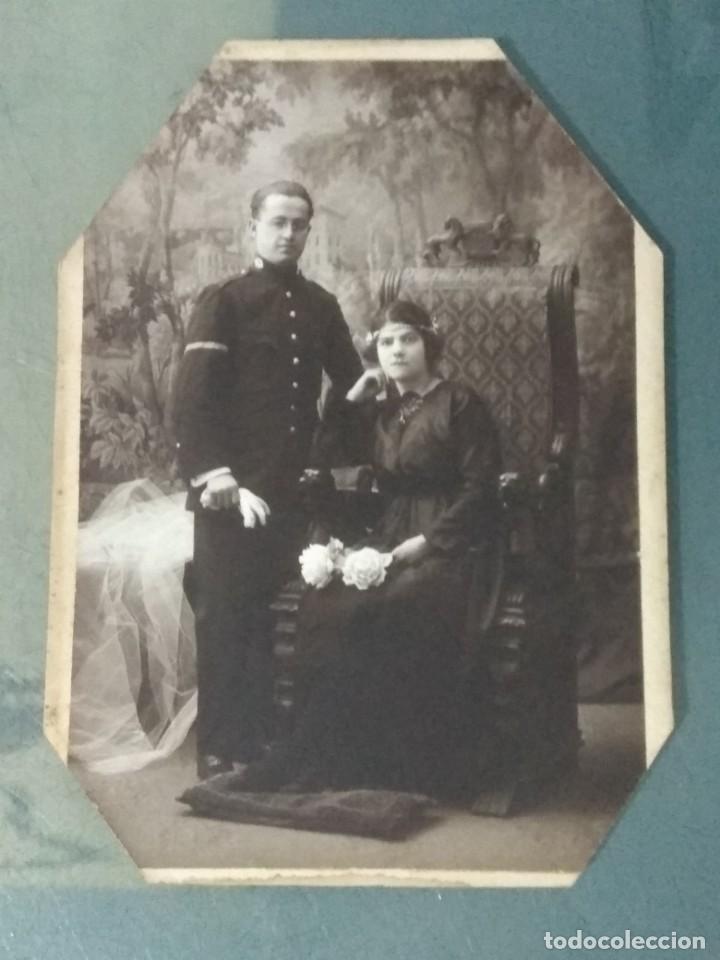 Antique Photography: FOTO ESTUDIO ANTIGUA BODA, MILITAR. Sin nombre fot&oacute;grafo.
