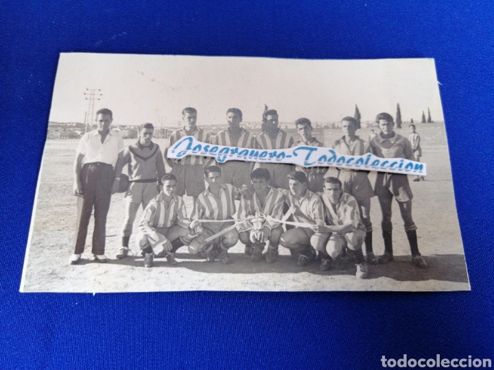 Antique Photography: JUGADORES DE FUTBOL CON TROFEO FOTOGRAFIA ANTIGUA