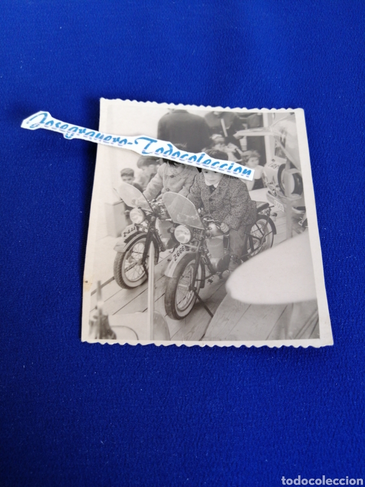 Antique Photography: MOTORISTAS NI&Ntilde;OS EN LA FERIA FOTOGRAFIA ANTIGUA CON SELLO FOT&Oacute;GRAFO