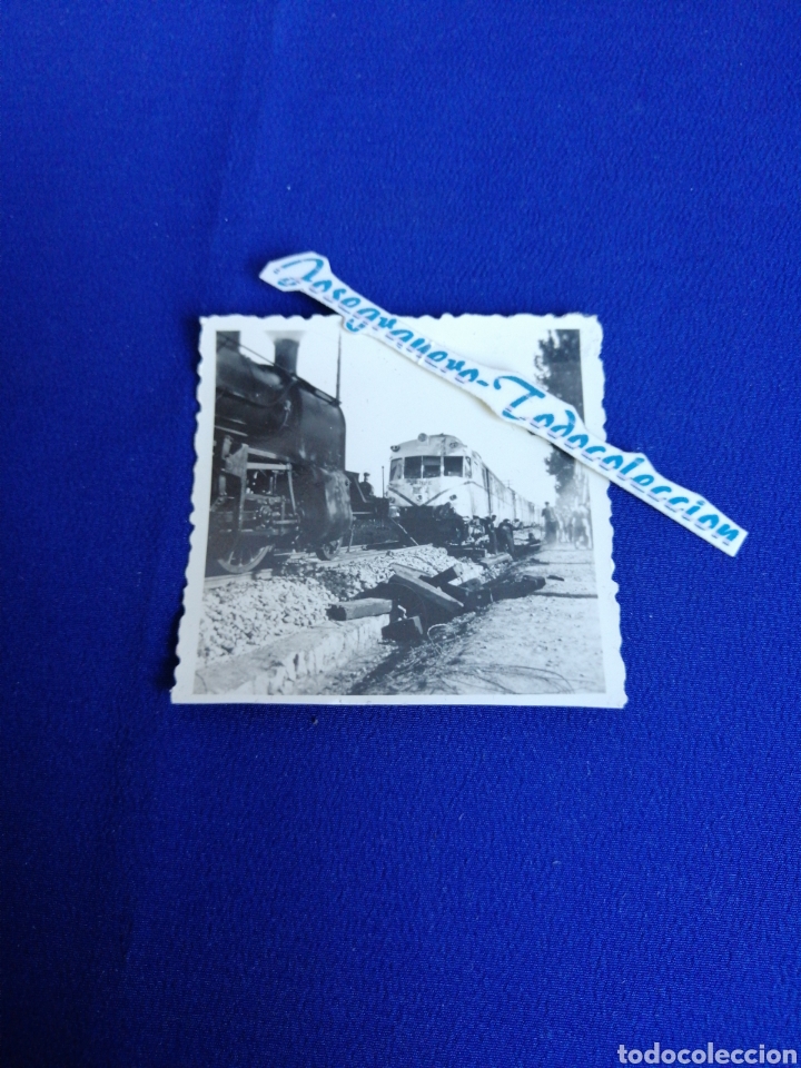 Antique Photography: TREN EN V&Iacute;A FOTOGRAFIA ANTIGUA