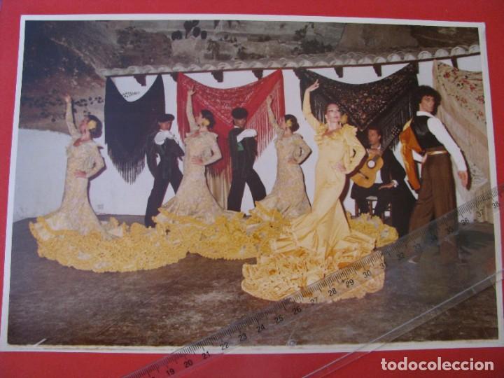 Fotograf&iacute;a antigua: FOTO DE DE BAILARINES FLAMENCO. PACO MUNDO, MARIA VELAZQUEZ. 25X18 CM.