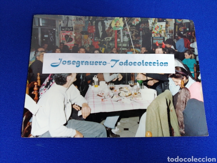 Fotograf&iacute;a antigua: RUTA DEL BACALAO DESPEDIDA DE SOLTERO CARTEL DISCOTECA DE DON JULIO-MOVIDA VALENCIANA FOTOGRAFIA